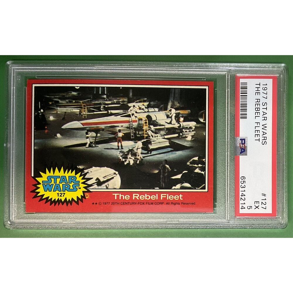 Star Wars 1977 The Rebel Fleet #127 PSA 5 CERT#65314214